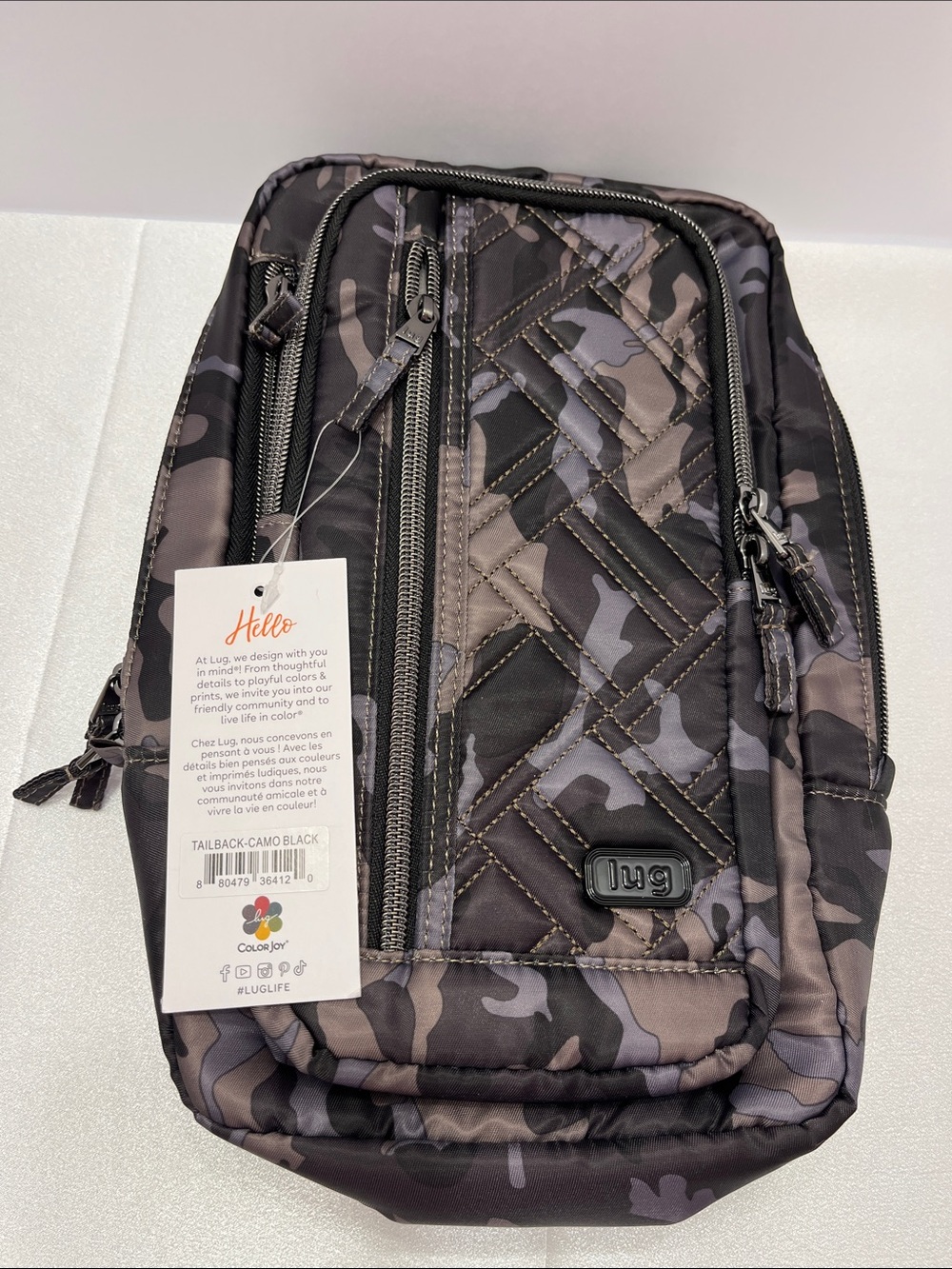 LUG - Tailback Sling Bag in Camo Black